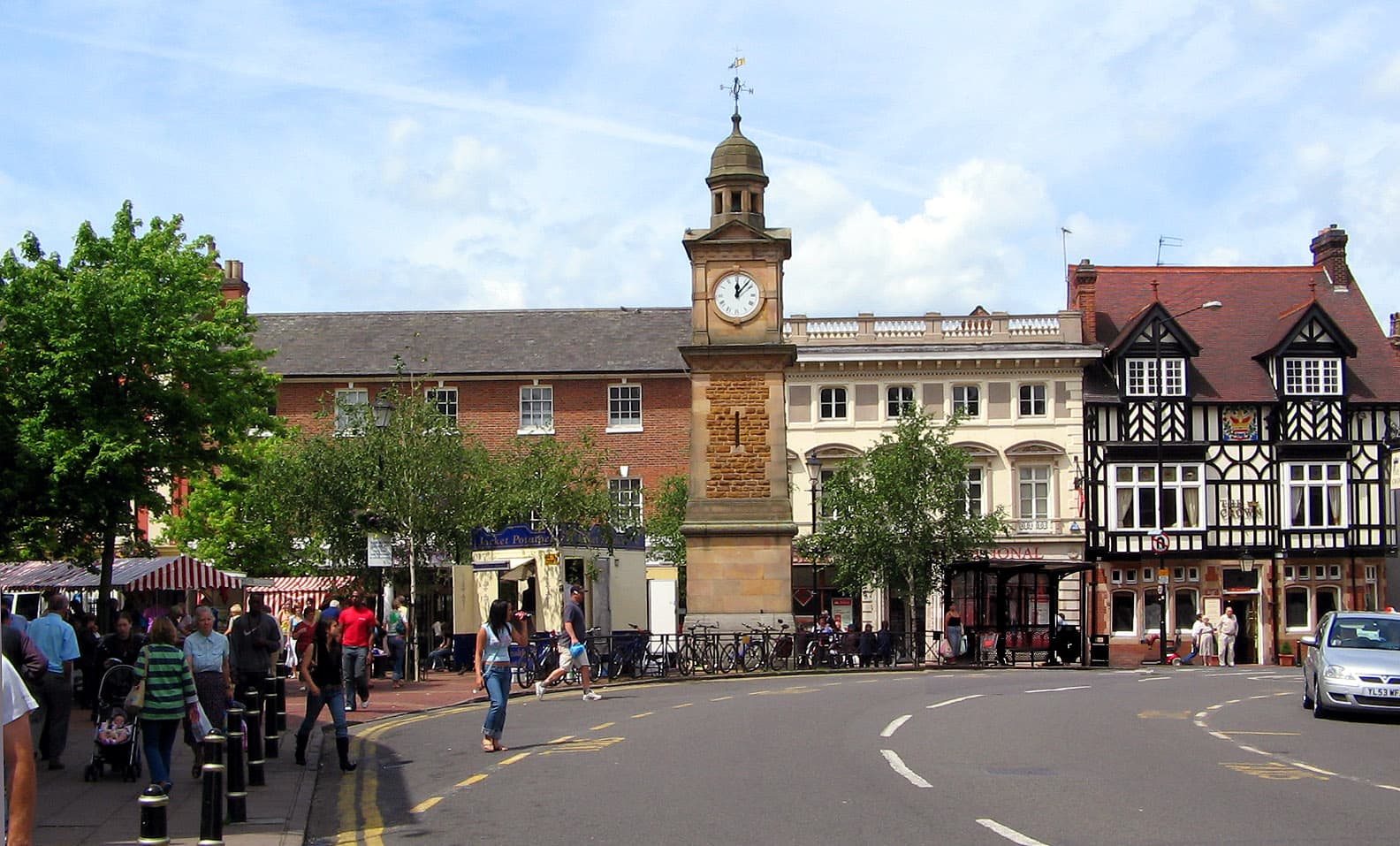 Rugby city skyline