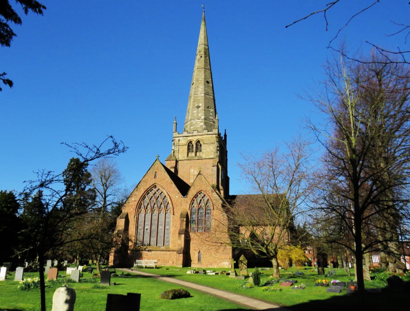Solihull city skyline