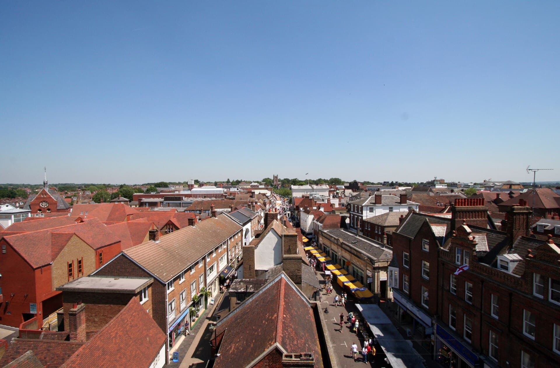 St Albans city skyline