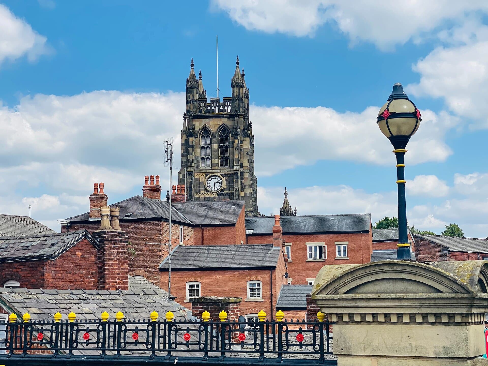 Stockport city skyline