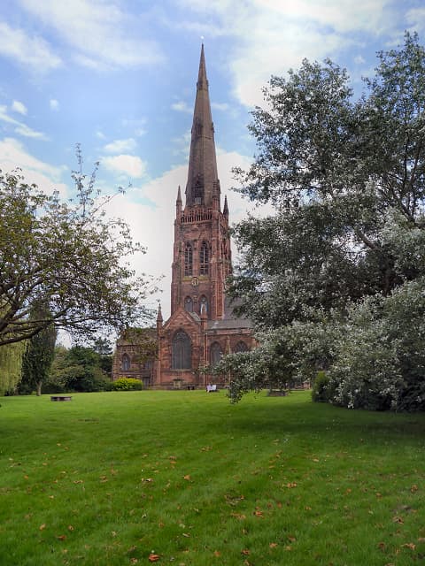 Warrington city skyline