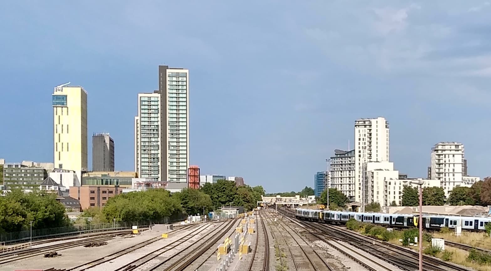 Woking city skyline