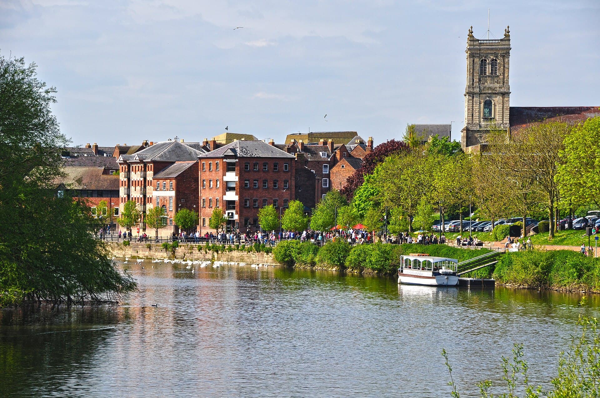 Worcester city skyline