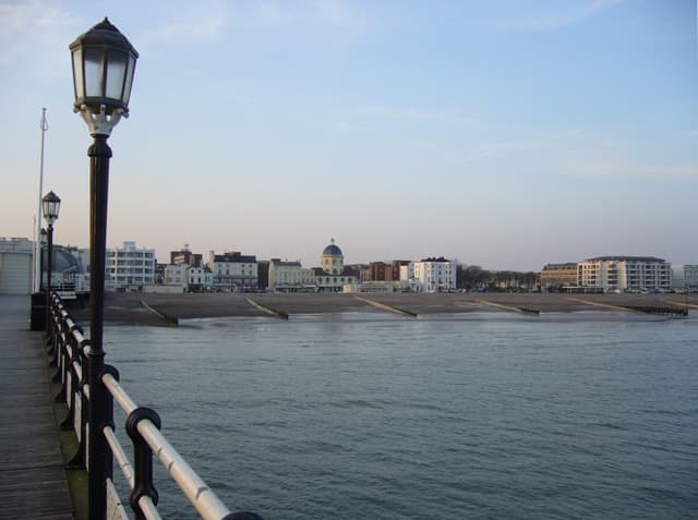 Worthing city skyline