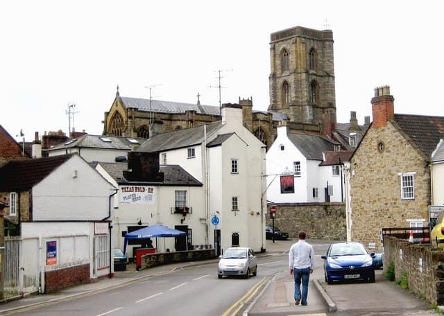 Yeovil city skyline